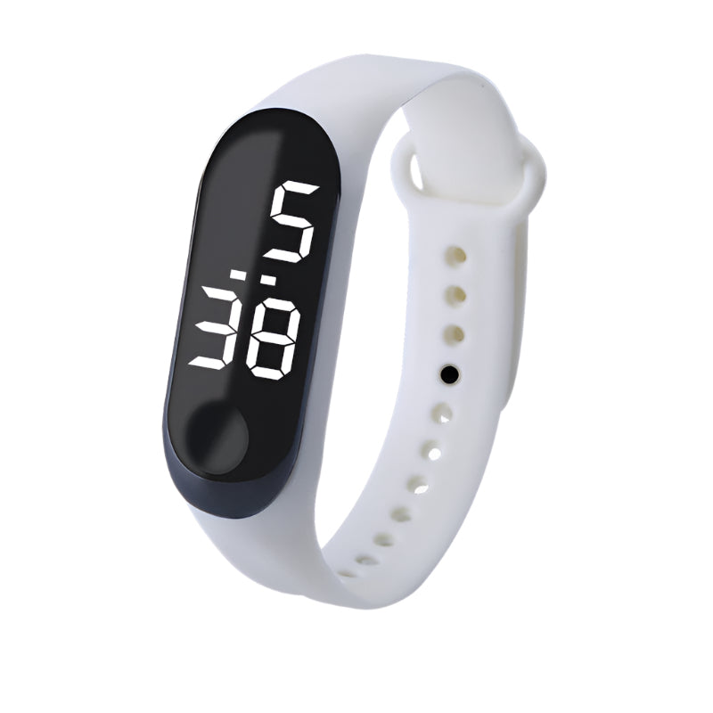 Factory Direct Sales White Light LED Electronic Watch