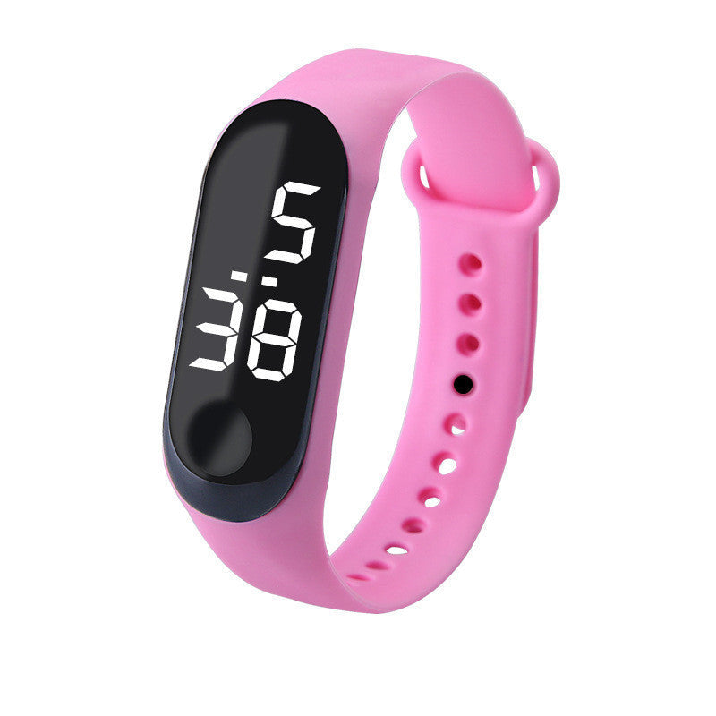 Factory Direct Sales White Light LED Electronic Watch