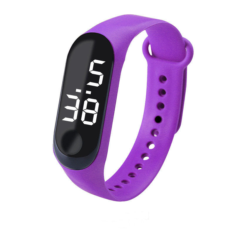 Factory Direct Sales White Light LED Electronic Watch