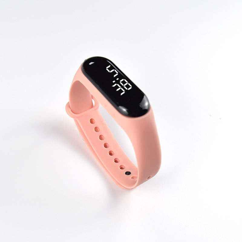 Factory Direct Sales White Light LED Electronic Watch