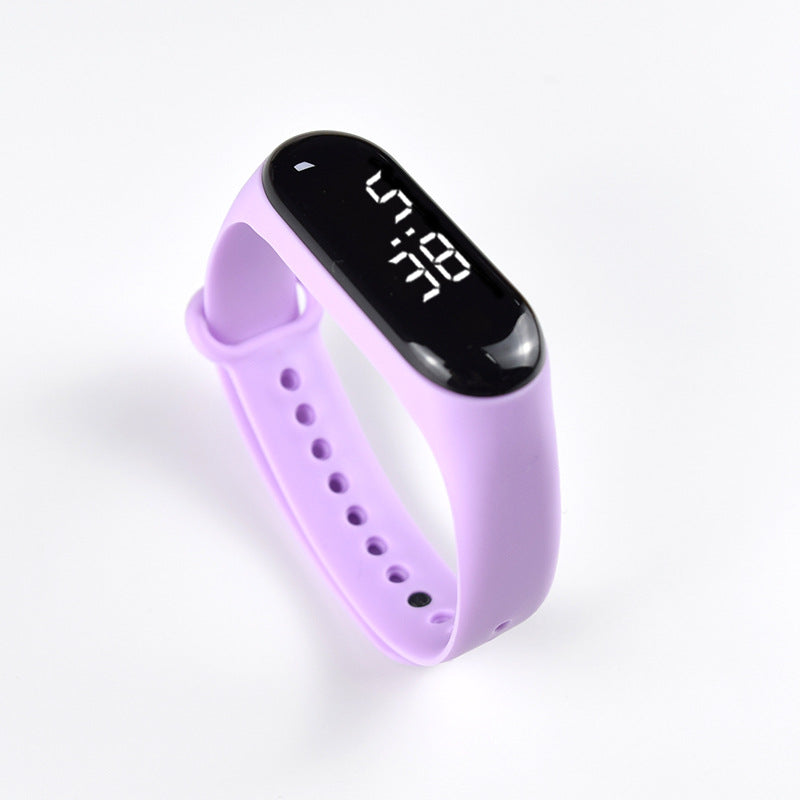 Factory Direct Sales White Light LED Electronic Watch