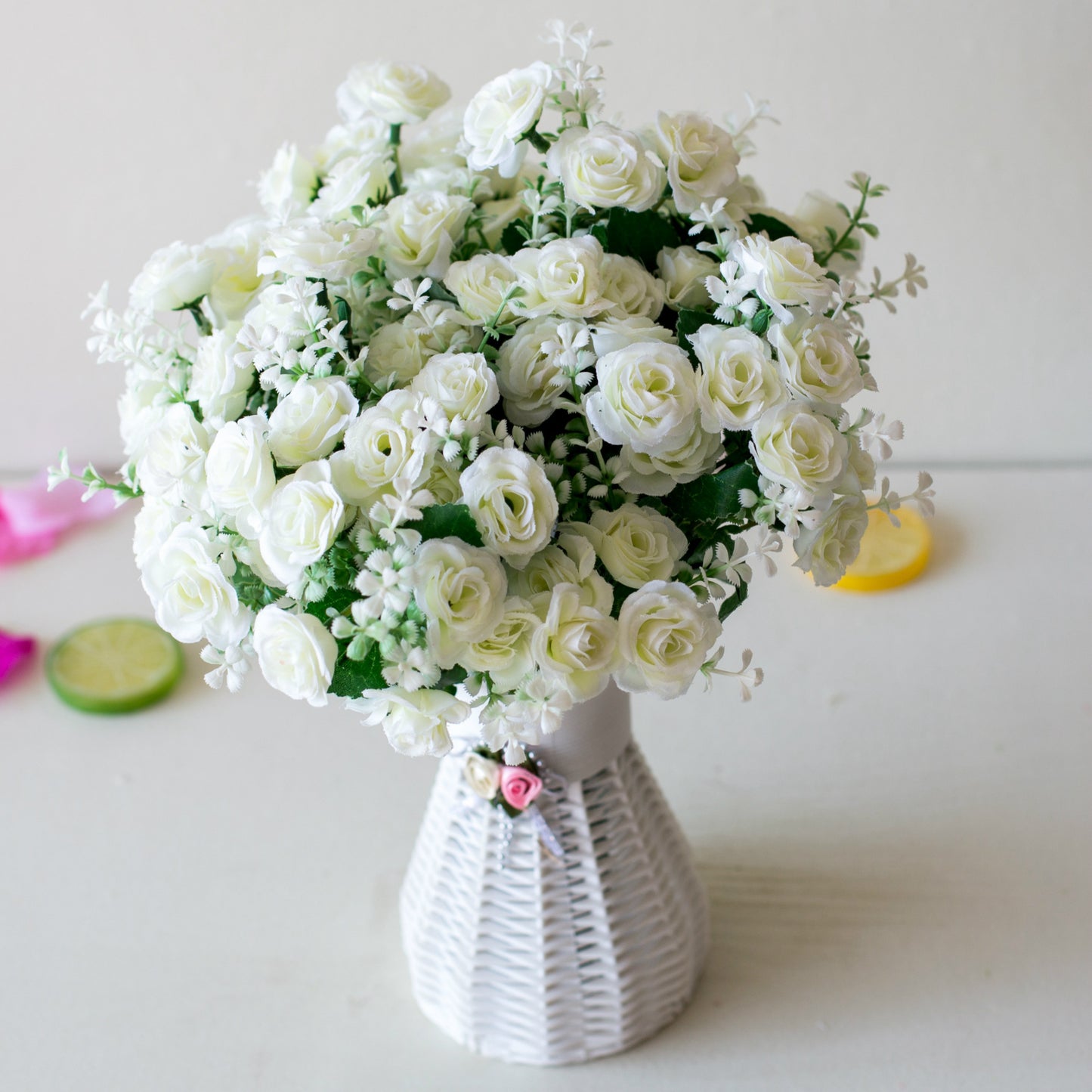 Mini Roses High-End Artificial Silk Flowers