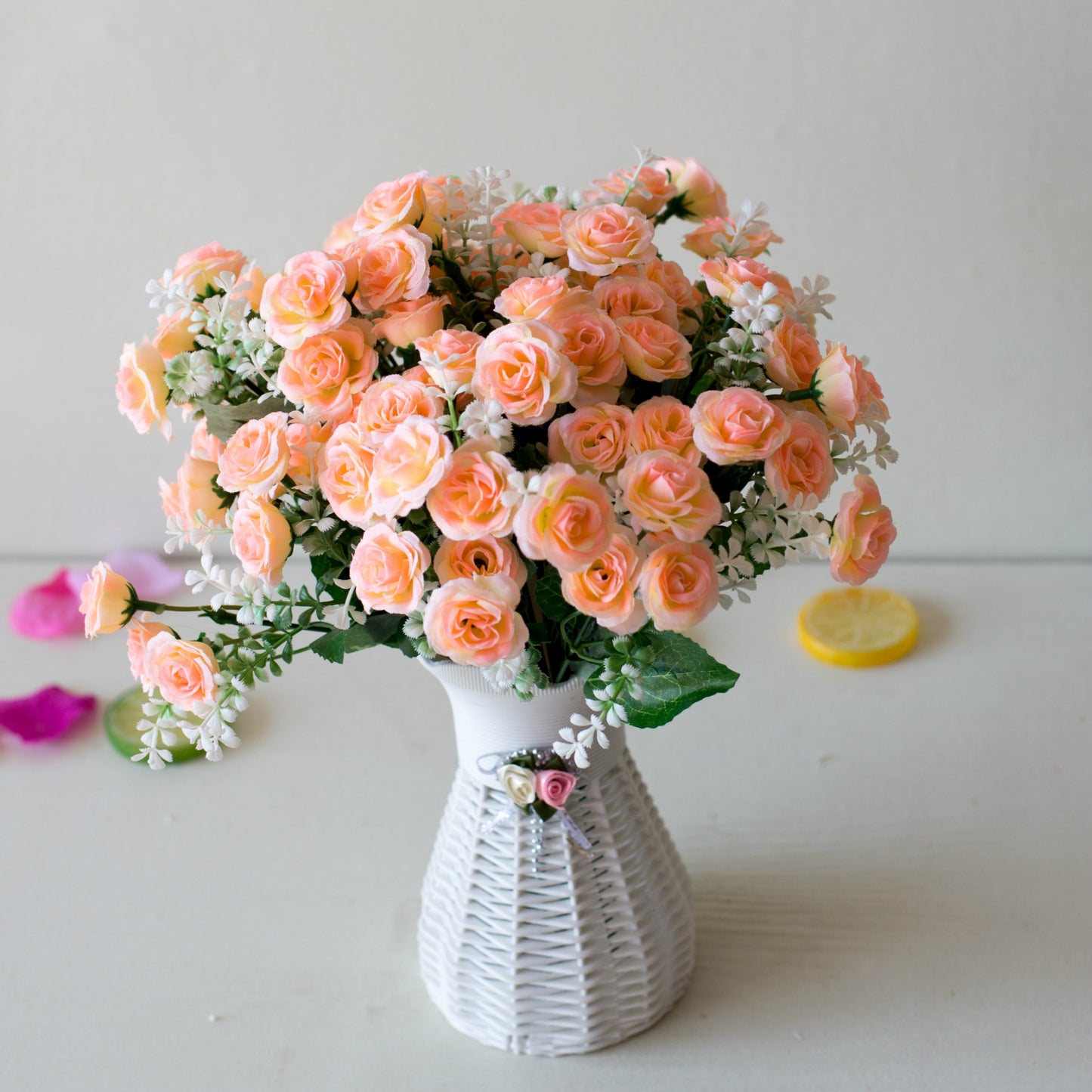 Mini Roses High-End Artificial Silk Flowers