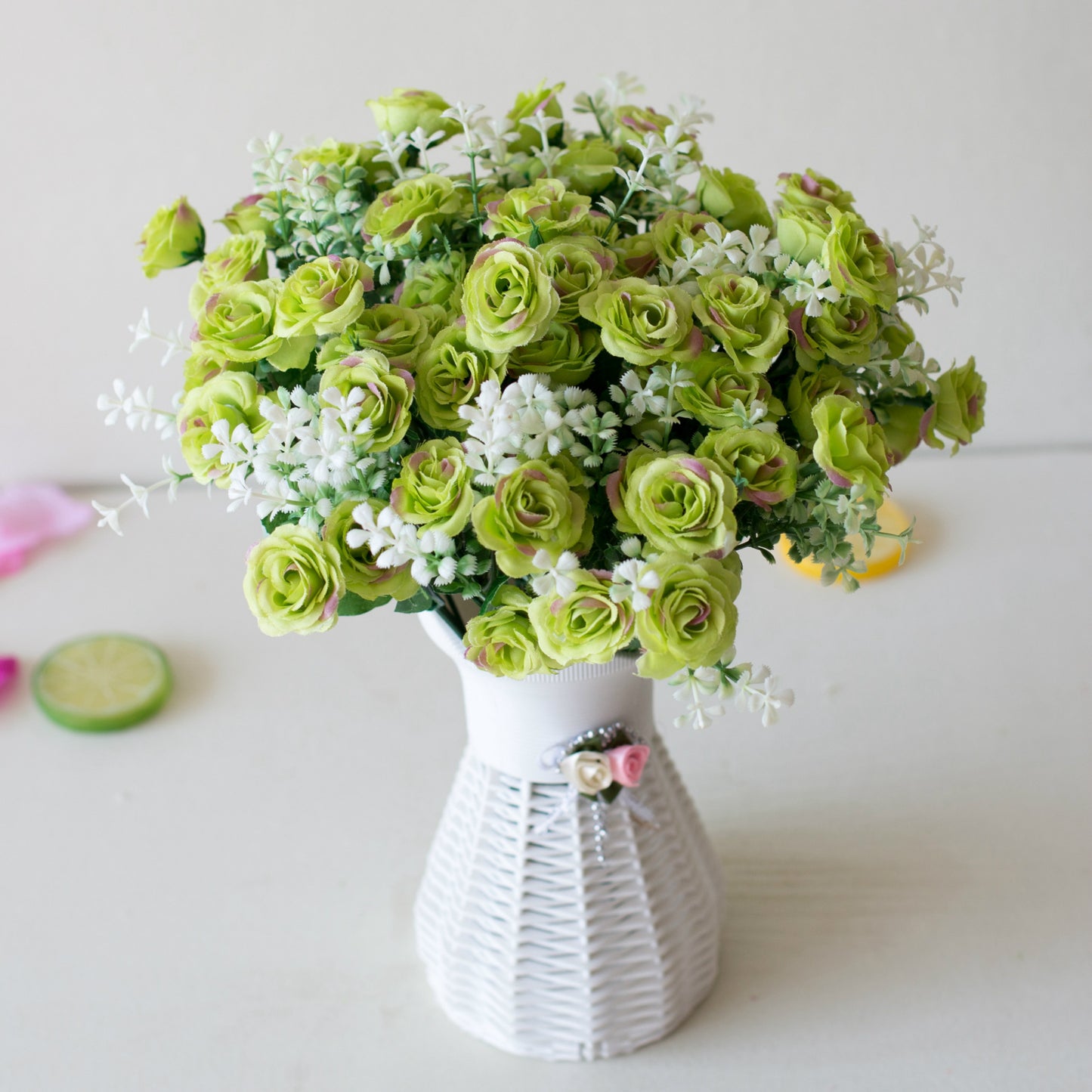 Mini Roses High-End Artificial Silk Flowers