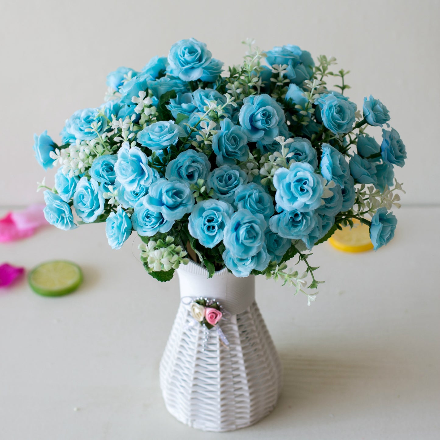 Mini Roses High-End Artificial Silk Flowers