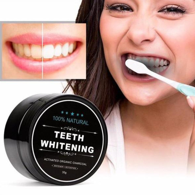 Teeth Whitening Powder - Coconut Shell & Bamboo Charcoal