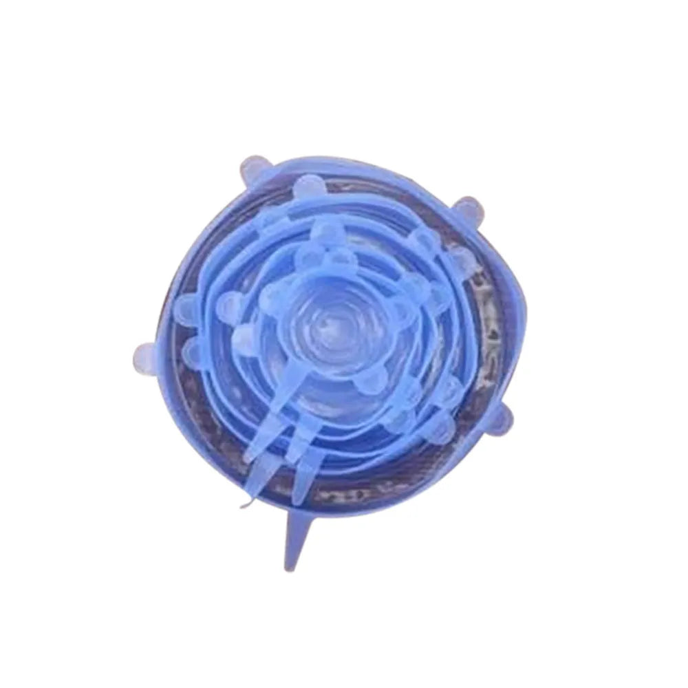Silicone Stretch Lid Blue