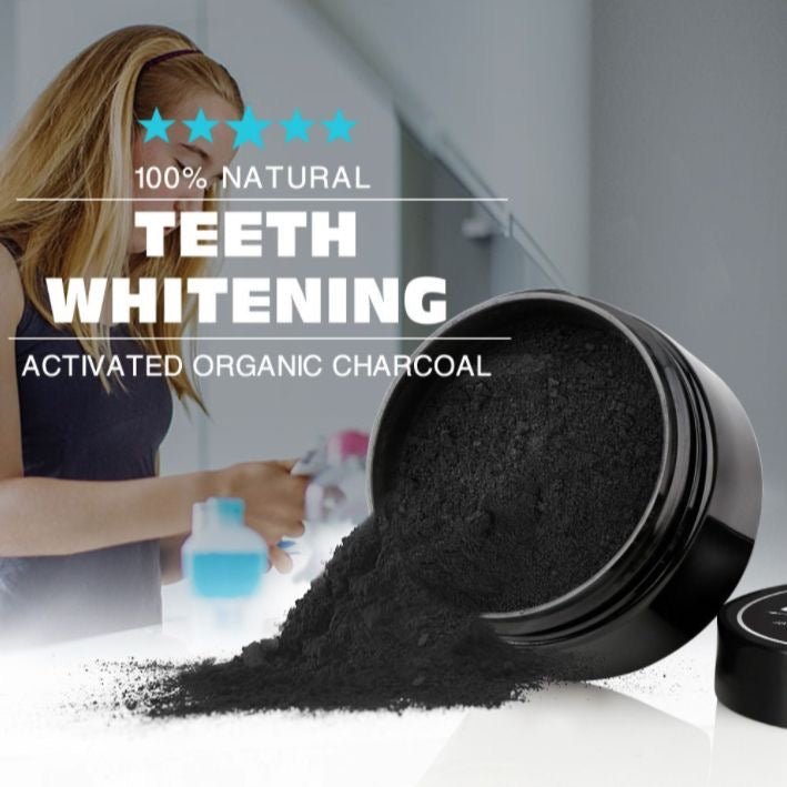 Teeth Whitening Powder - Coconut Shell & Bamboo Charcoal