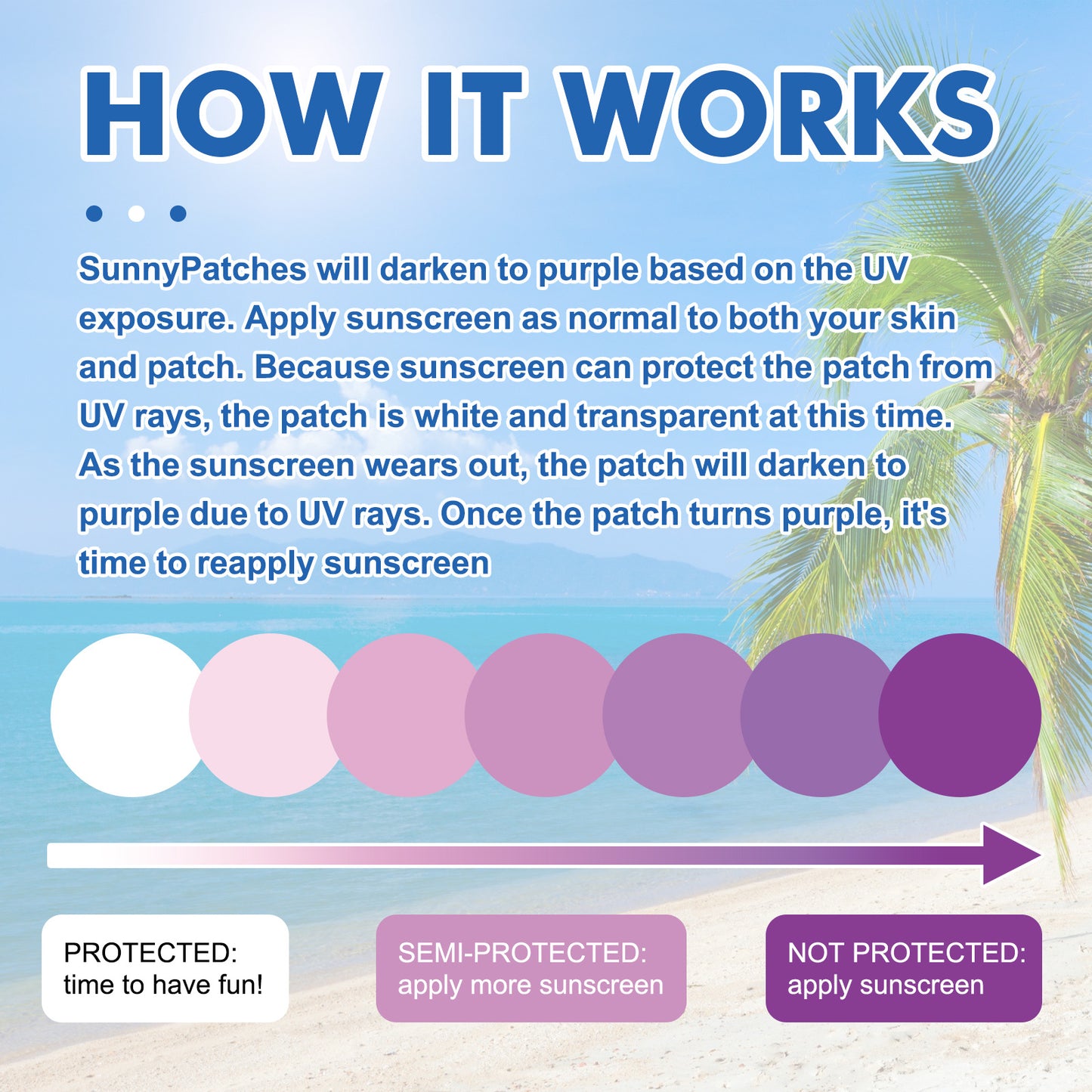UV Patch Sun Protection for Kids and Adults