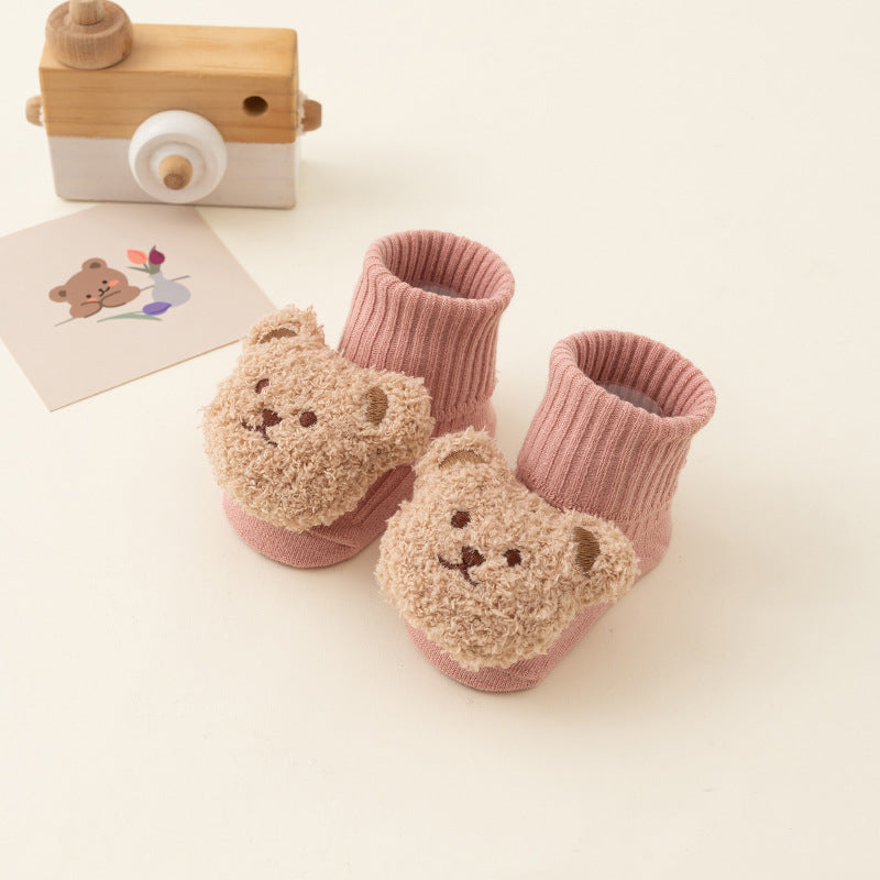 Newborn Baby Autumn and Winter Thick Warm Non-Slip Terry Socks