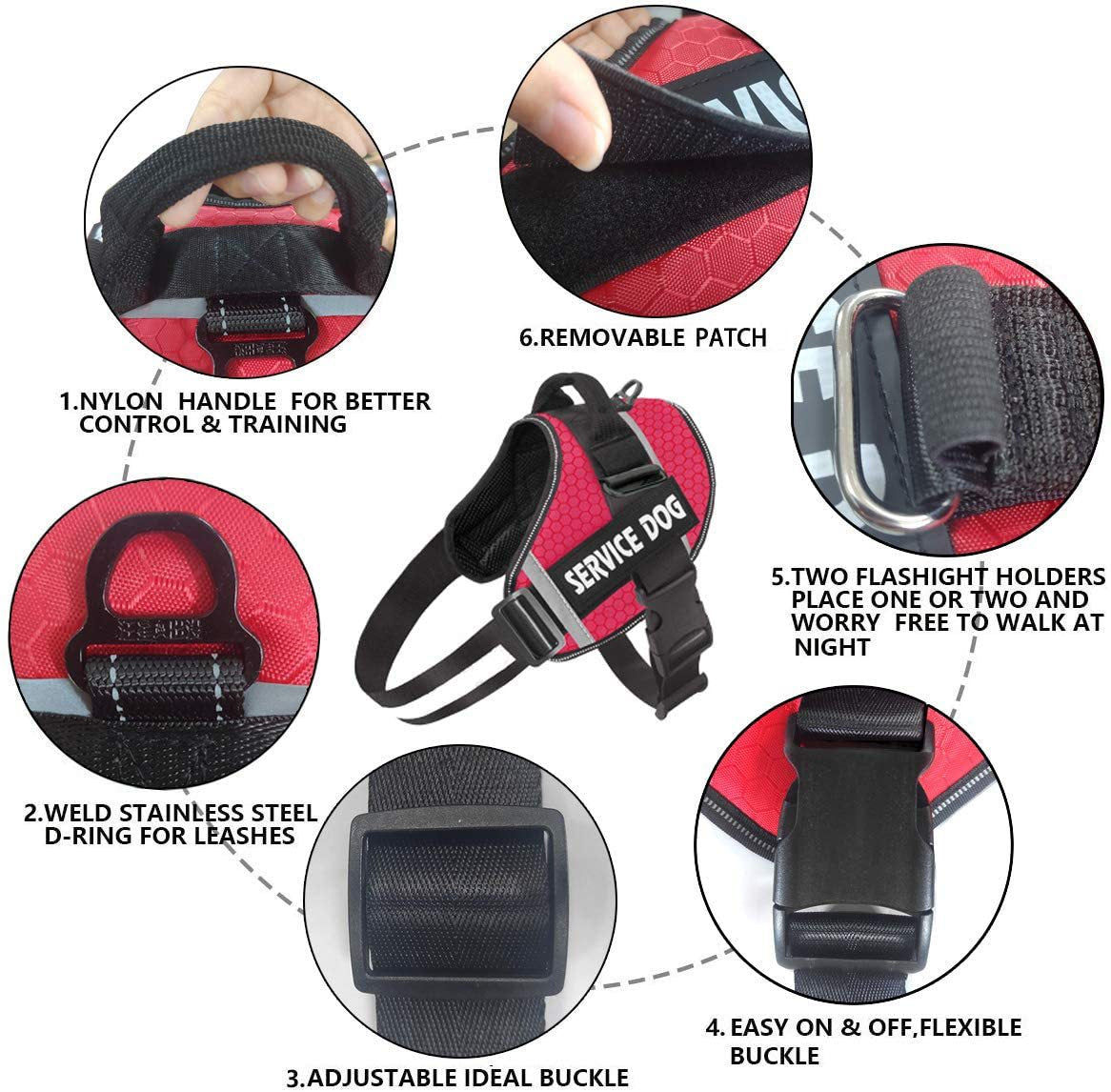 Reflective Comfortable Pet Harness with Leash