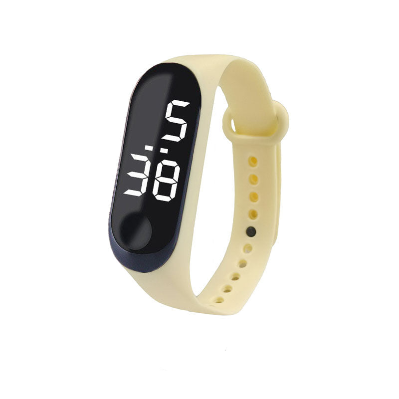Factory Direct Sales White Light LED Electronic Watch