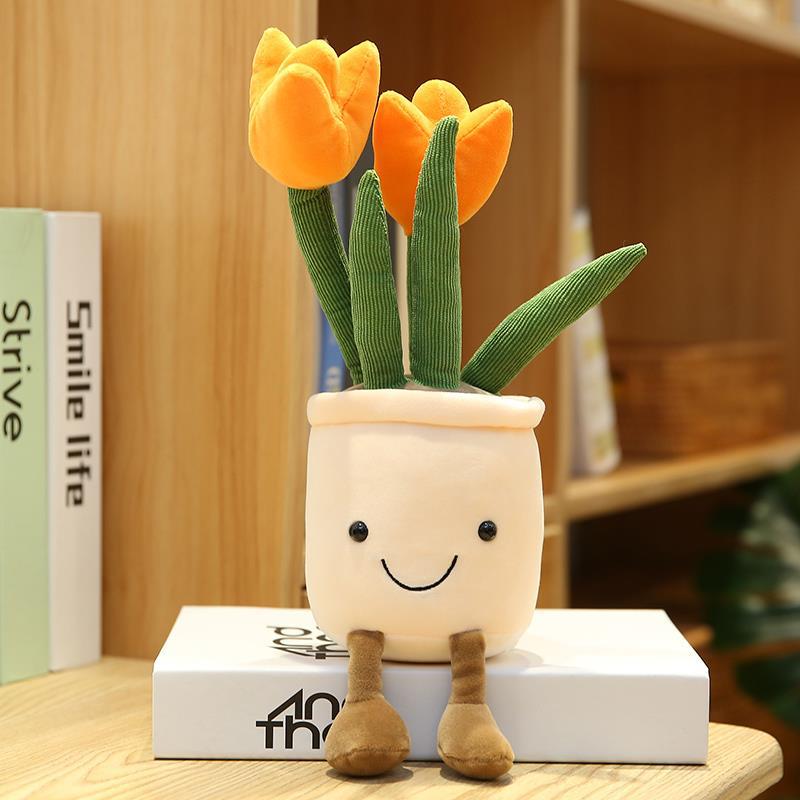 Creative Home Decoration Tulip Succulent Plush Toy