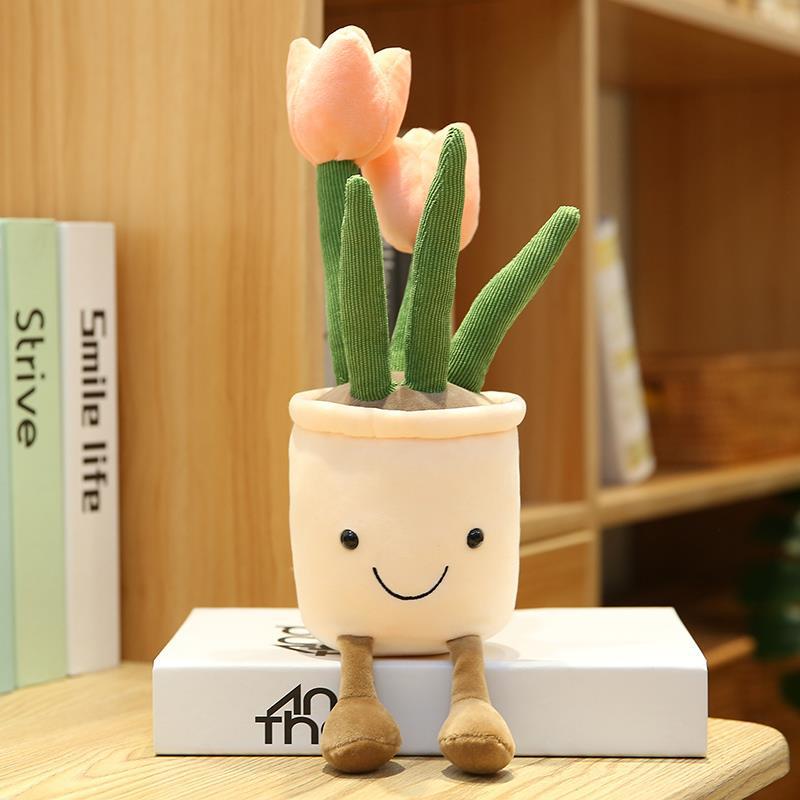 Creative Home Decoration Tulip Succulent Plush Toy