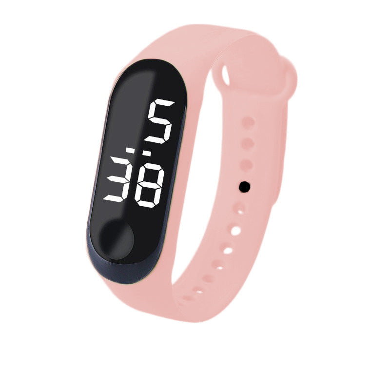Factory Direct Sales White Light LED Electronic Watch
