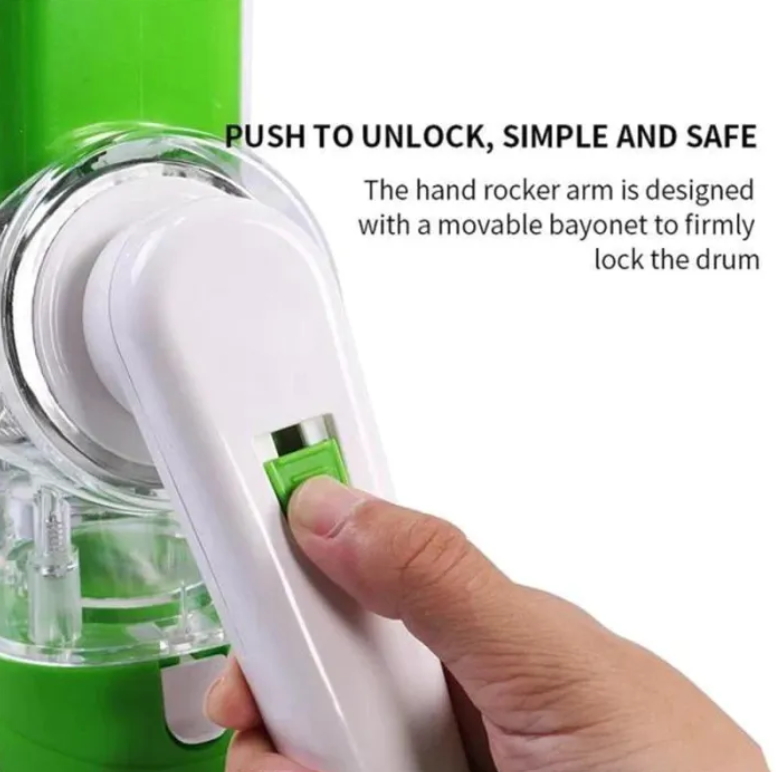 Multi-functional Mandoline Slicer Push to unlock