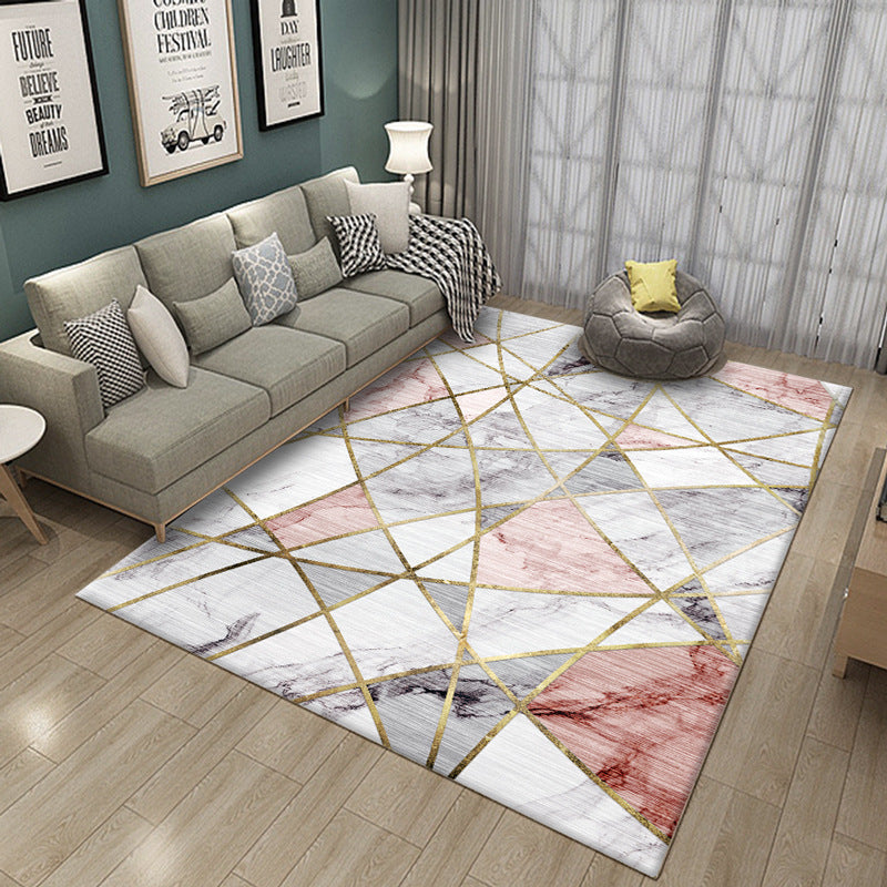 Modern Minimalist Geometric Carpet