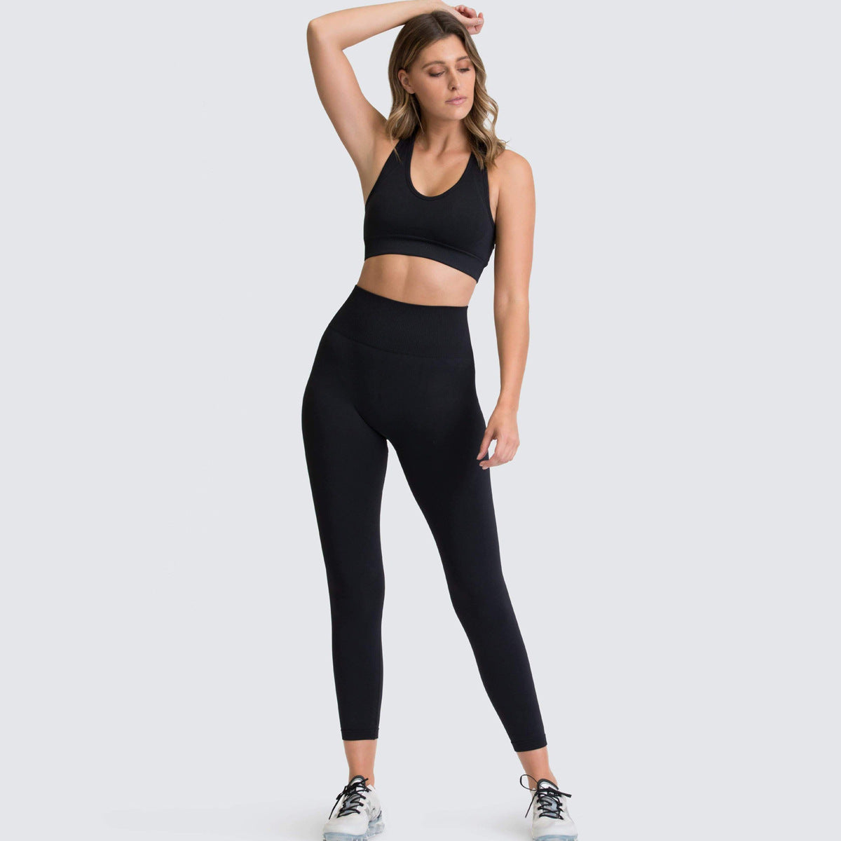 Hot-Selling Seamless Yoga Clothes Set