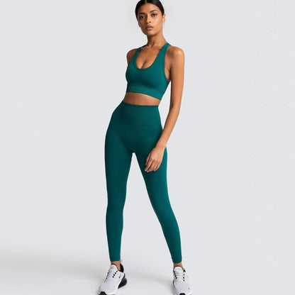 Hot-Selling Seamless Yoga Clothes Set