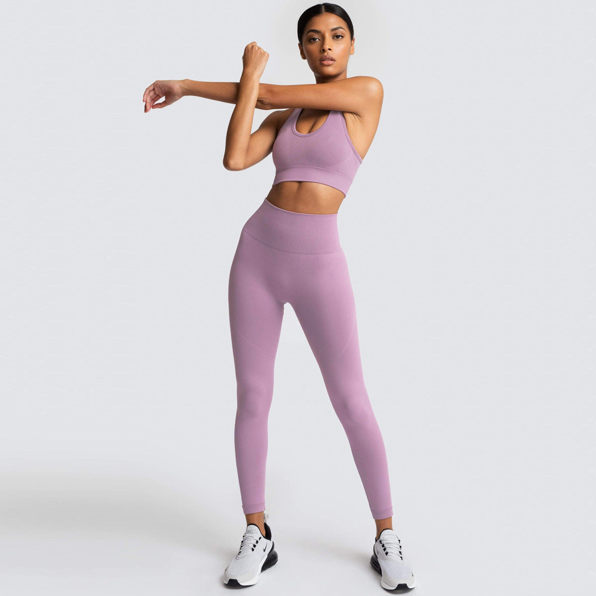 Hot-Selling Seamless Yoga Clothes Set