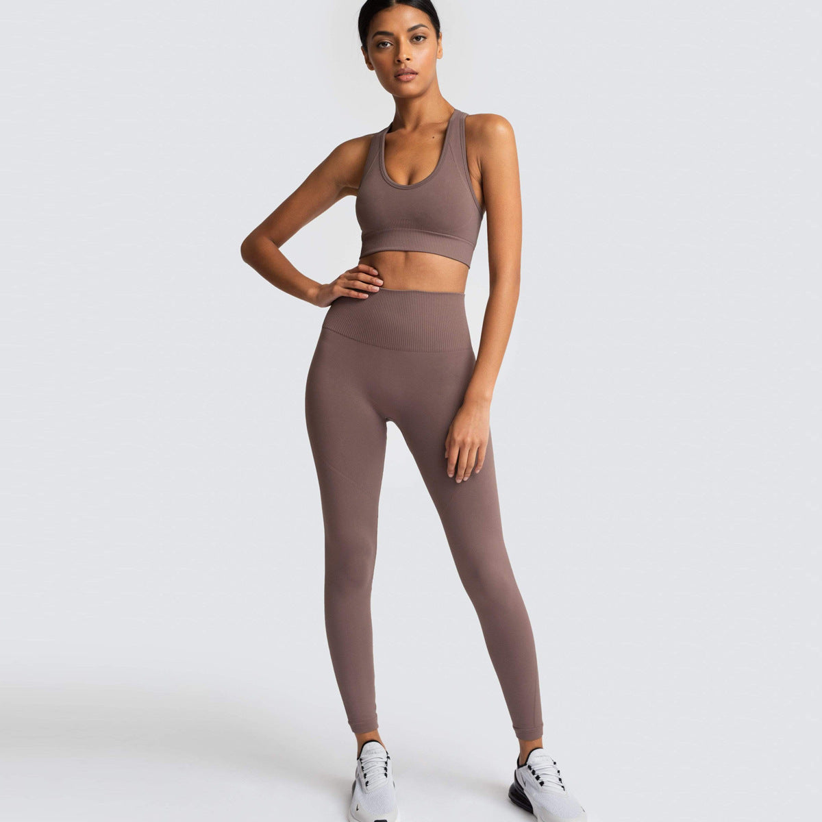 Hot-Selling Seamless Yoga Clothes Set