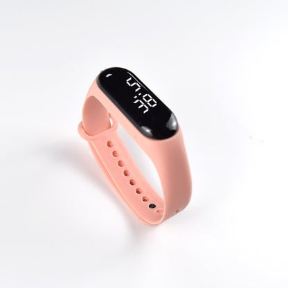 Factory Direct Sales White Light LED Electronic Watch