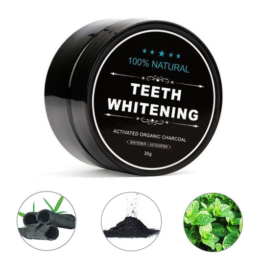 Teeth Whitening Powder - Coconut Shell & Bamboo Charcoal