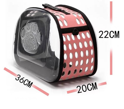 Transparent Pet Bag Space Capsule