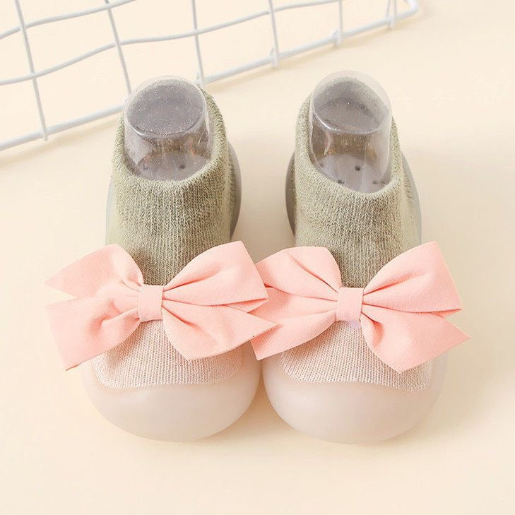 Spring & Summer Bowknot Baby Socks Shoes