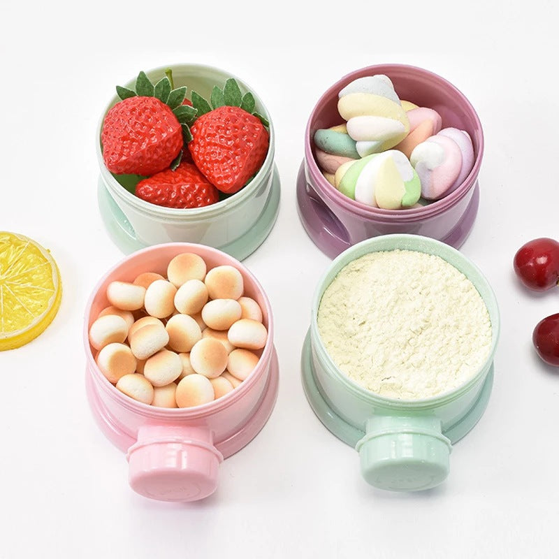 Baby Portable Four-Layer Milk Powder Box