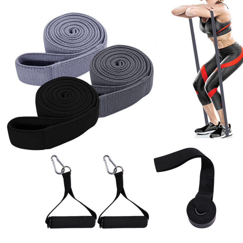 Cross-Border Fitness Resistance Belt Set