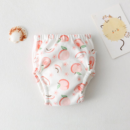 Cartoon Baby Pee Training Pants Pure Cotton Waterproof Diaper