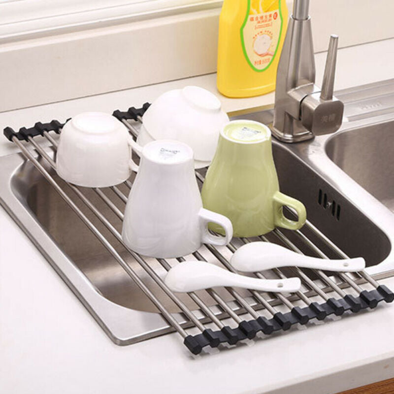 Silicone Collapsible Drain Rack