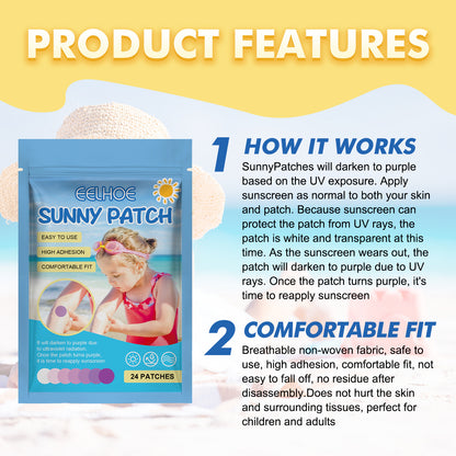 UV Patch Sun Protection for Kids and Adults