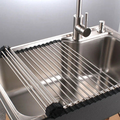 Silicone Collapsible Drain Rack