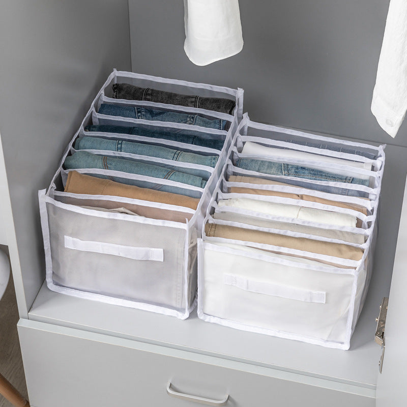 Solid Color Clothes Storage Box