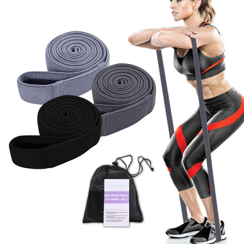 Cross-Border Fitness Resistance Belt Set