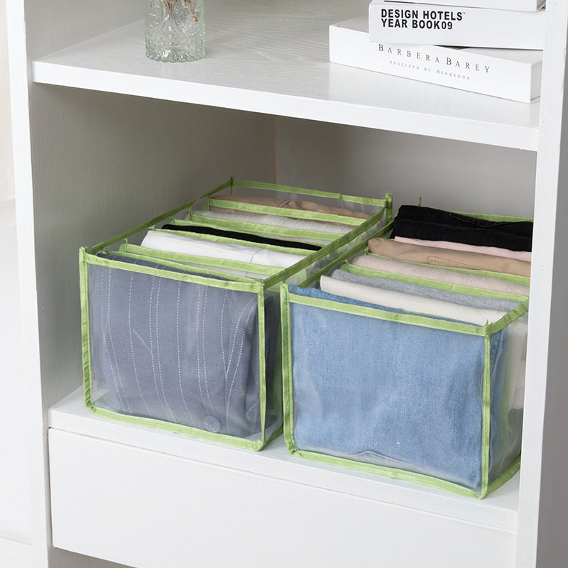 Solid Color Clothes Storage Box