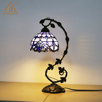 European style Tiffany glass table lamp