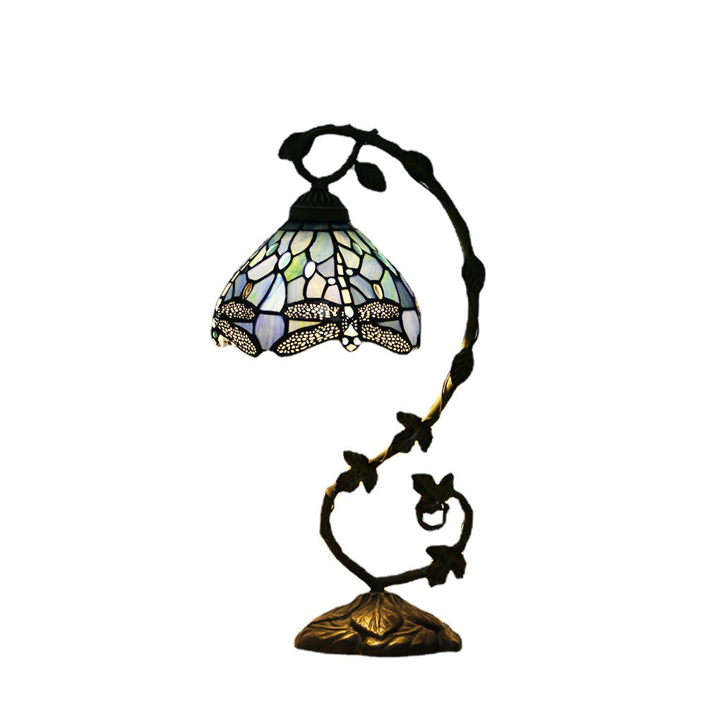 European style Tiffany glass table lamp