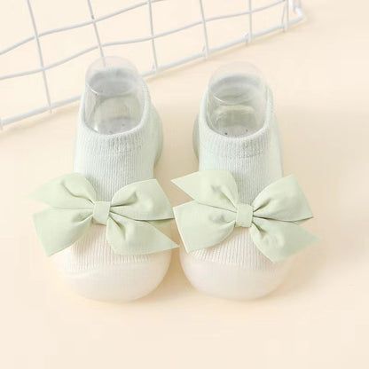 Spring & Summer Bowknot Baby Socks Shoes