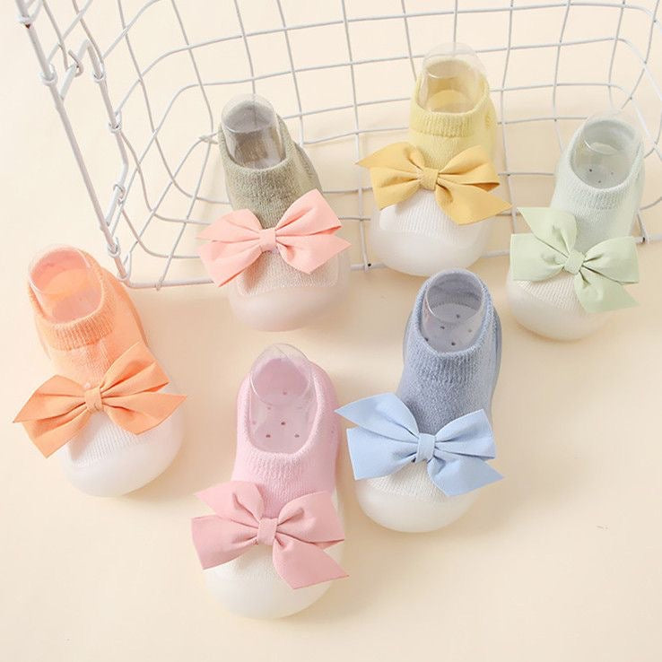 Spring & Summer Bowknot Baby Socks Shoes