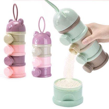 Baby Portable Four-Layer Milk Powder Box